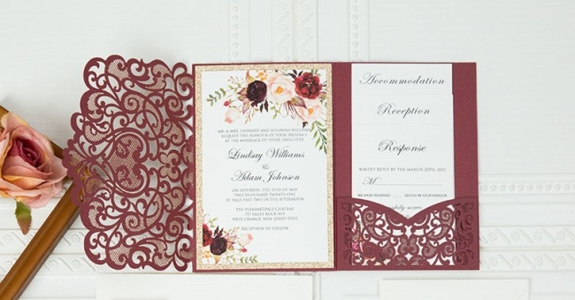 Faire-part de mariage