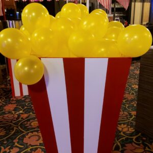 Pot pop corn décoratif XXL - H 122 cm l 80 cm