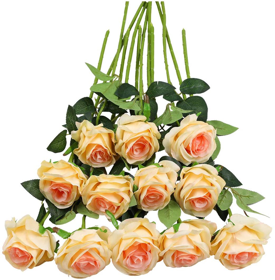 Rose pêche artificielle - L 20 cm