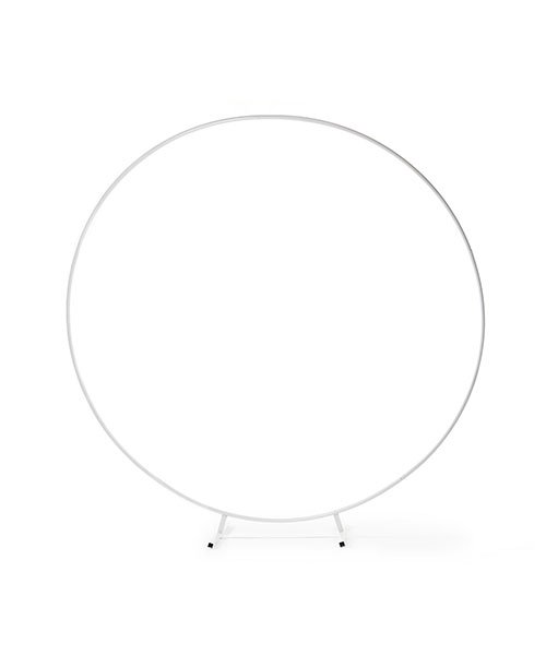 Arche ronde blanche - D 200 cm