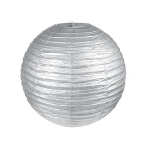 Boule chinoise argent – Ø 30 cm