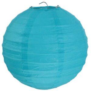 Boule chinoise turquoise - Ø 50 cm
