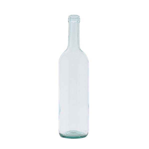 Bouteille en verre transparent - 33 cm