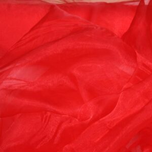 Drapé rouge organza - 10 m x 1,40 m