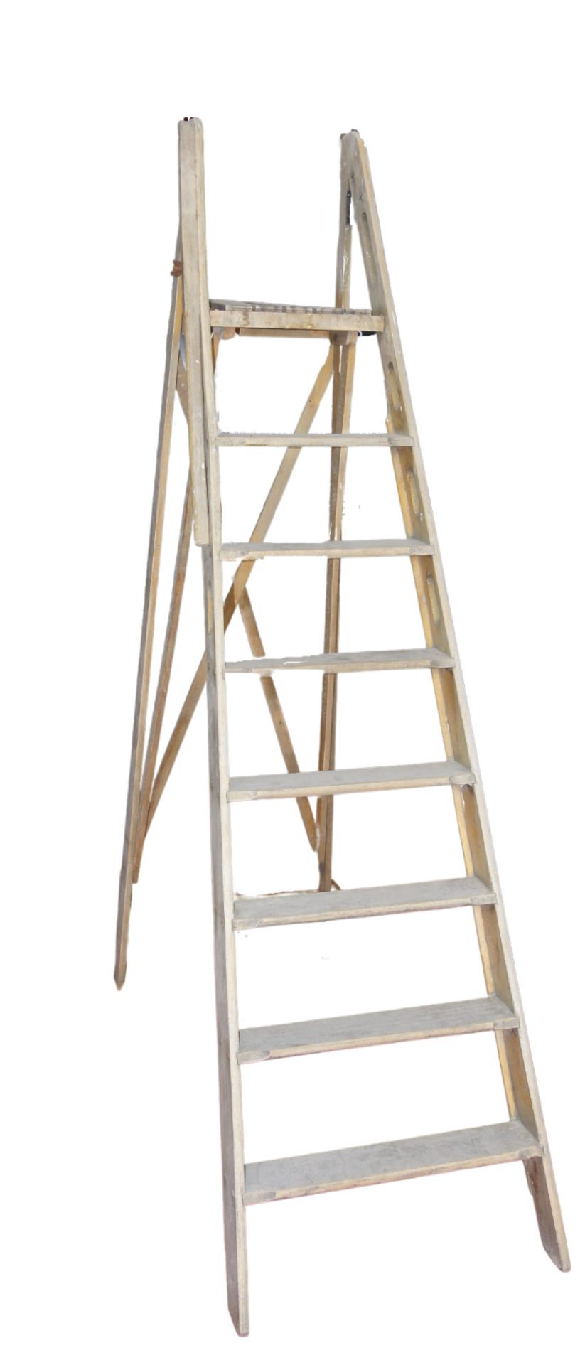 Grande échelle en bois - H 2 m