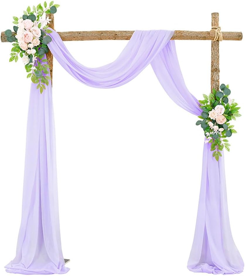 Drapé lilas pour arche - 5,5 m x 70 cm