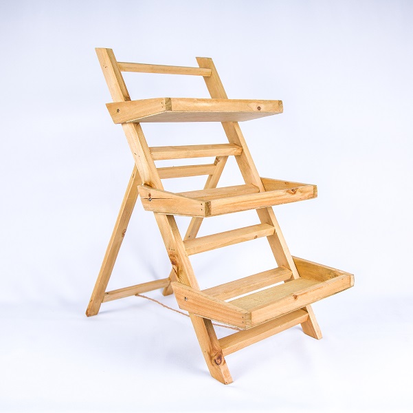 Petite échelle en bois - H 50 cm