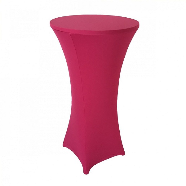 Housse de mange debout en lycra fuchsia