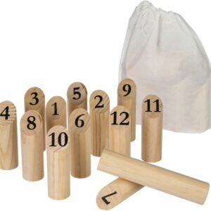 Jeu de quilles en bois (Molkky) - 13 quilles
