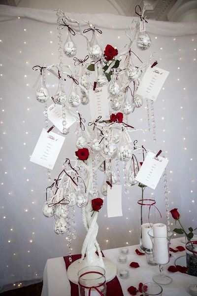 Arbre décoratif blanc - H 135 cm – Image 2