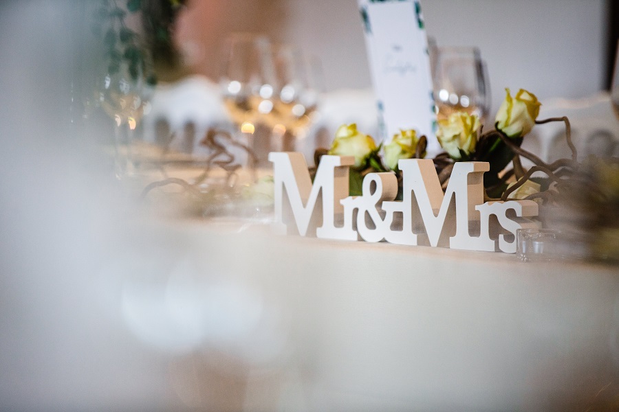 Lettres MR & MRS en blanc - H 15 cm – Image 2
