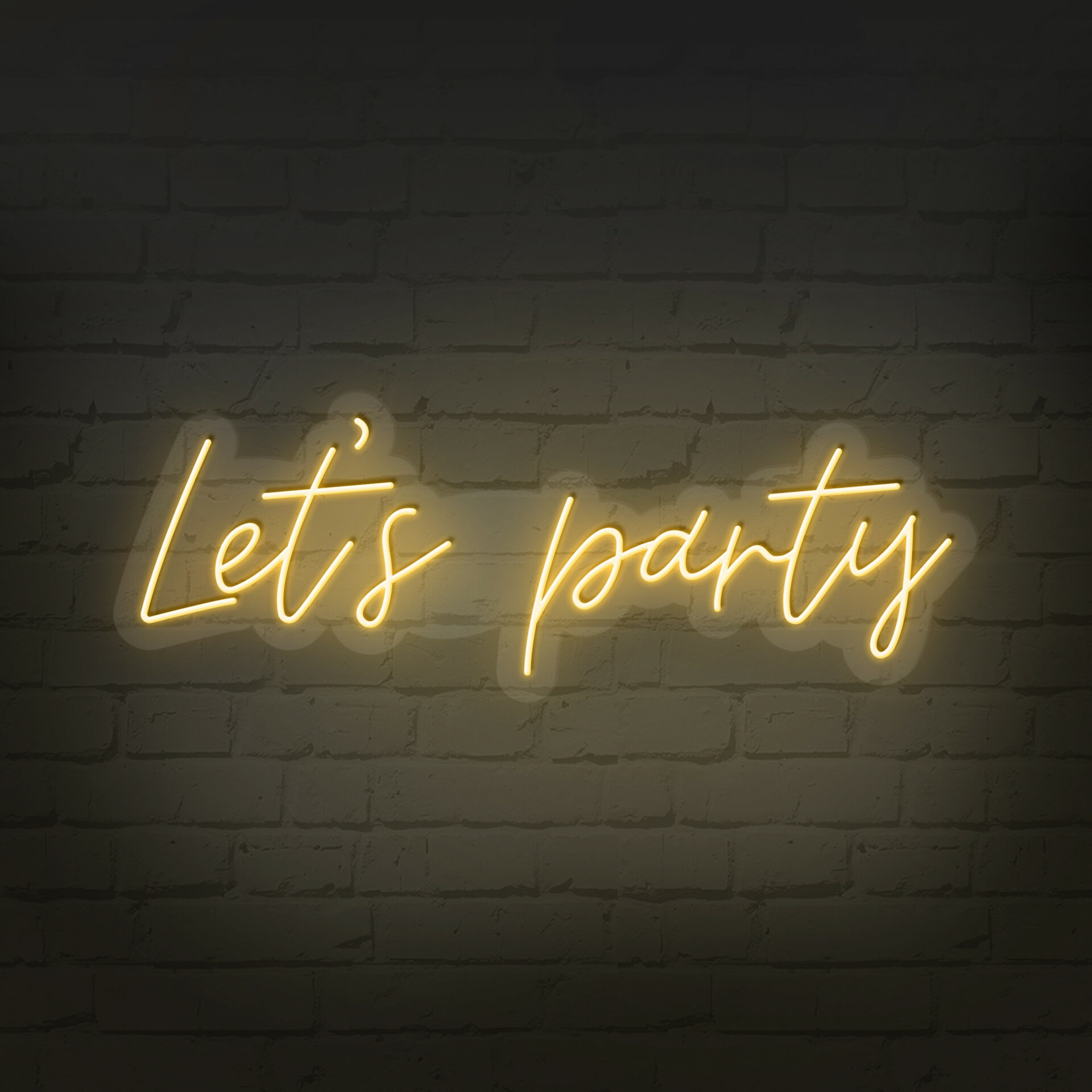 Néon "Let's Party" - 80 cm