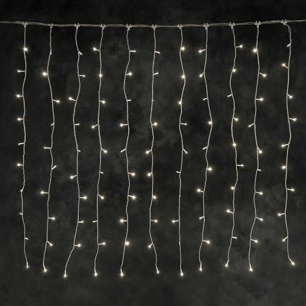 Kit rideau lumineux avec ou sans fond - sur structure autoportante - 3 m – Image 2
