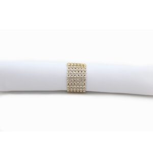 Rond de serviette rose gold clair