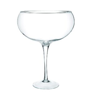 Vase bonbonnière en verre - 30 cm
