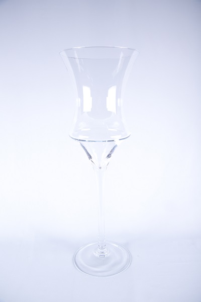 Vase cambré sur pied - 55 cm
