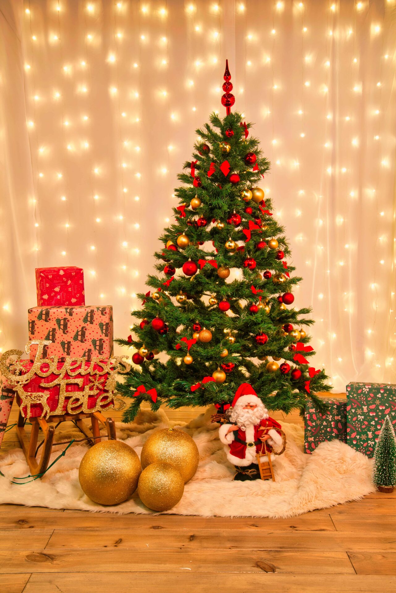 Sapin artificiel vert - H 180 cm – Image 2
