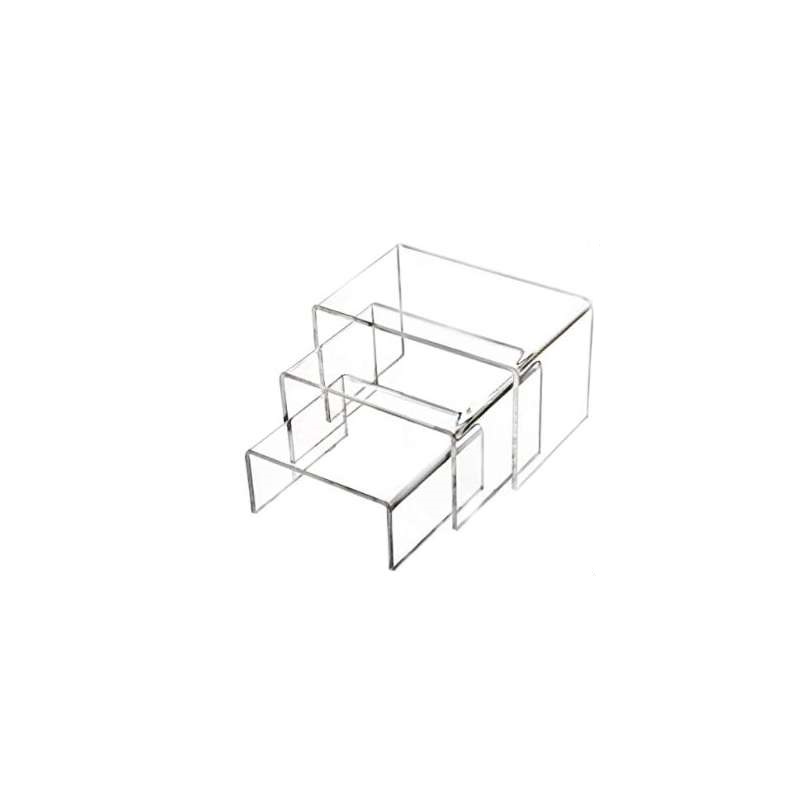 3 supports plexi transparent